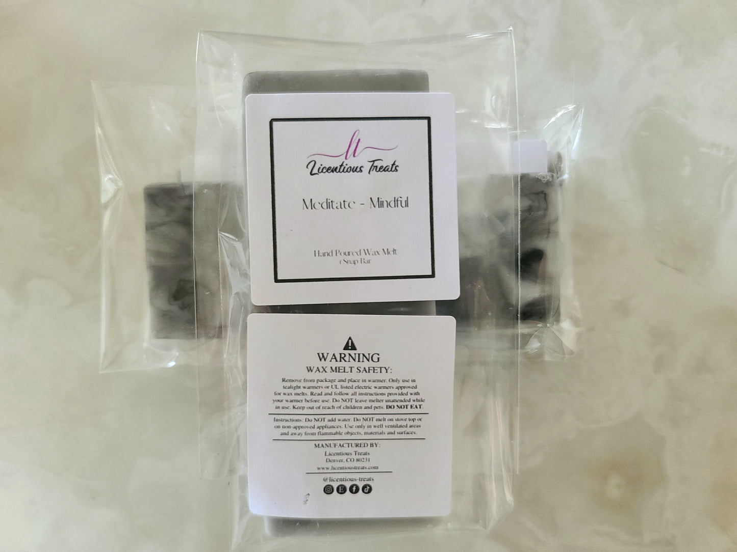 Luxury Wax Melts Calming Fragrance Air Freshener Wax Warmer Melts Home Fragrance Scented Wax Melts Meditate