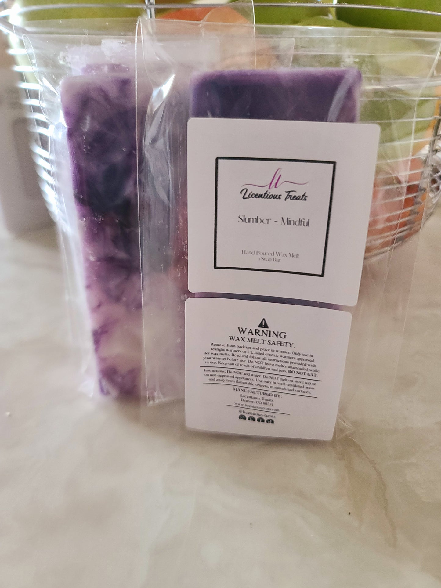 Luxury Wax Melts Lavender Fragrance Air Freshener Vanilla Wax Melts Wax Warmer Melts Home Fragrance Scented Wax Melts Slumber