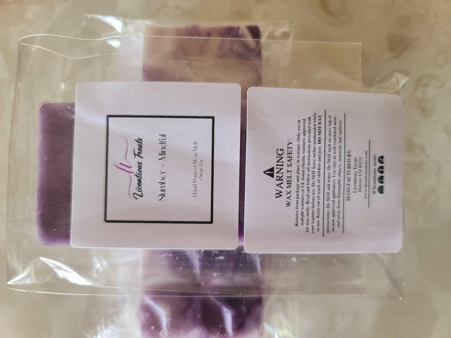 Luxury Wax Melts Lavender Fragrance Air Freshener Vanilla Wax Melts Wax Warmer Melts Home Fragrance Scented Wax Melts Slumber