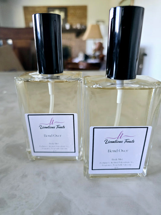 Luxury Body Mist Fine Fragrance Versatile Body Mist Masculine Fragrance Scented Body Spray Bend Over Body Mist