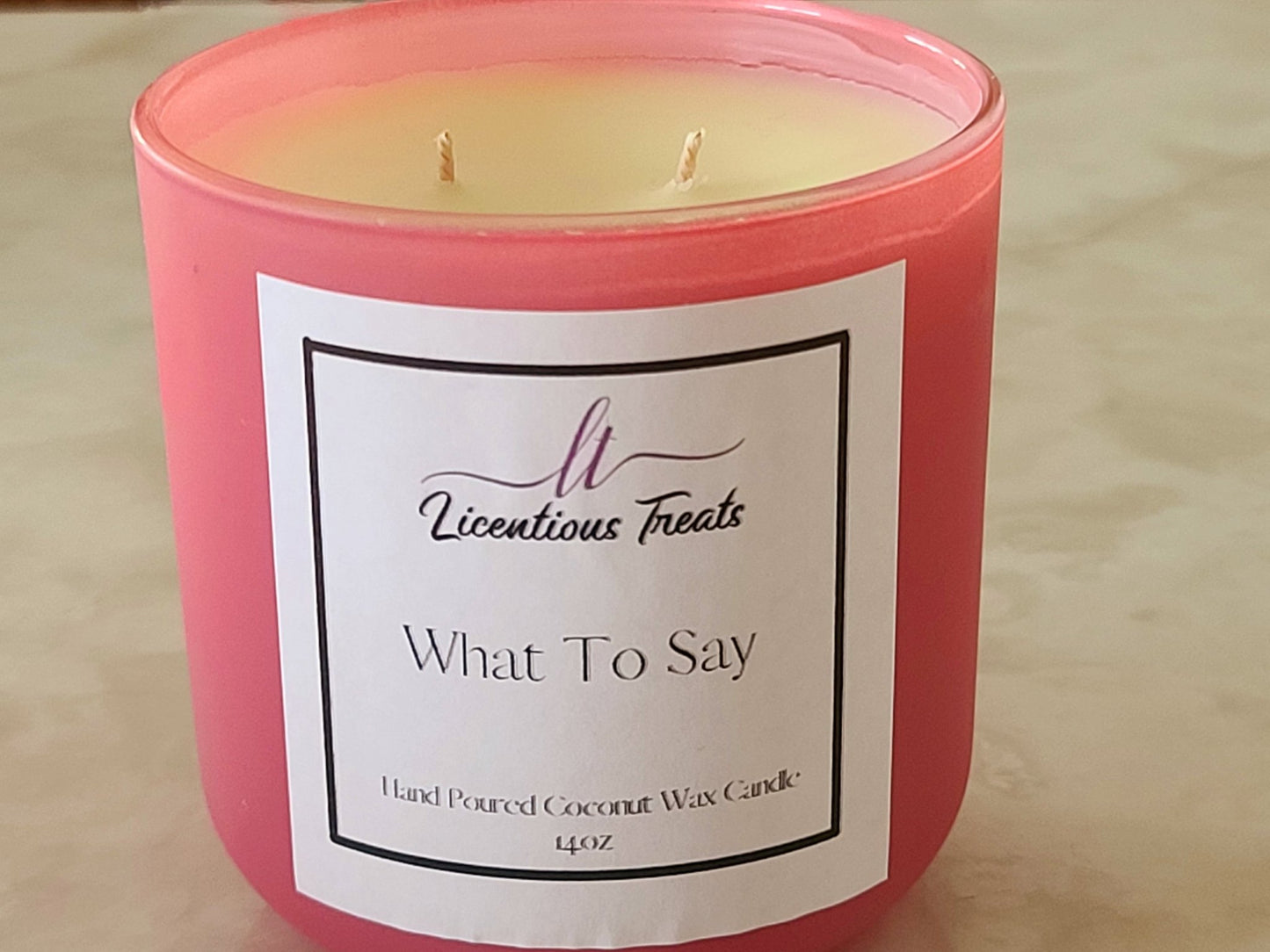 Candles - What To Say 14oz - Licentious TreatsCandles - What To Say 14oz