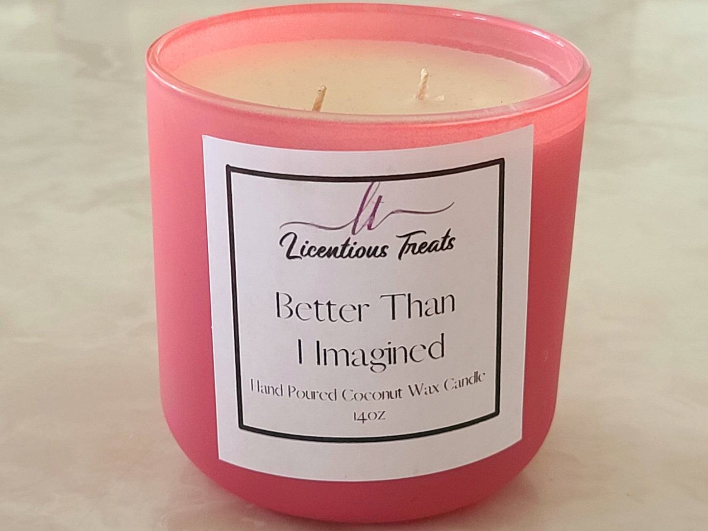 Candles - Better Than I Imagined 14oz - Licentious TreatsCandles - Better Than I Imagined 14oz