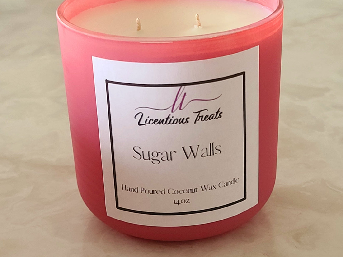 Candles - Sugar Walls 14oz - Licentious TreatsCandles - Sugar Walls 14oz