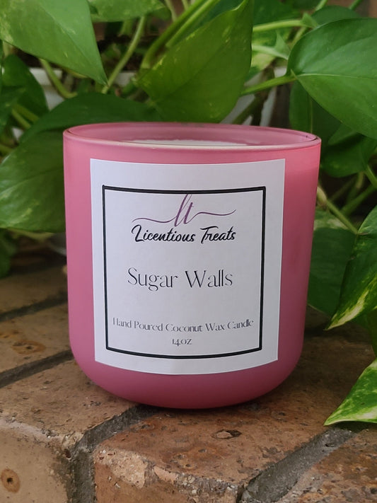 Candles - Sugar Walls 14oz - Licentious TreatsCandles - Sugar Walls 14oz