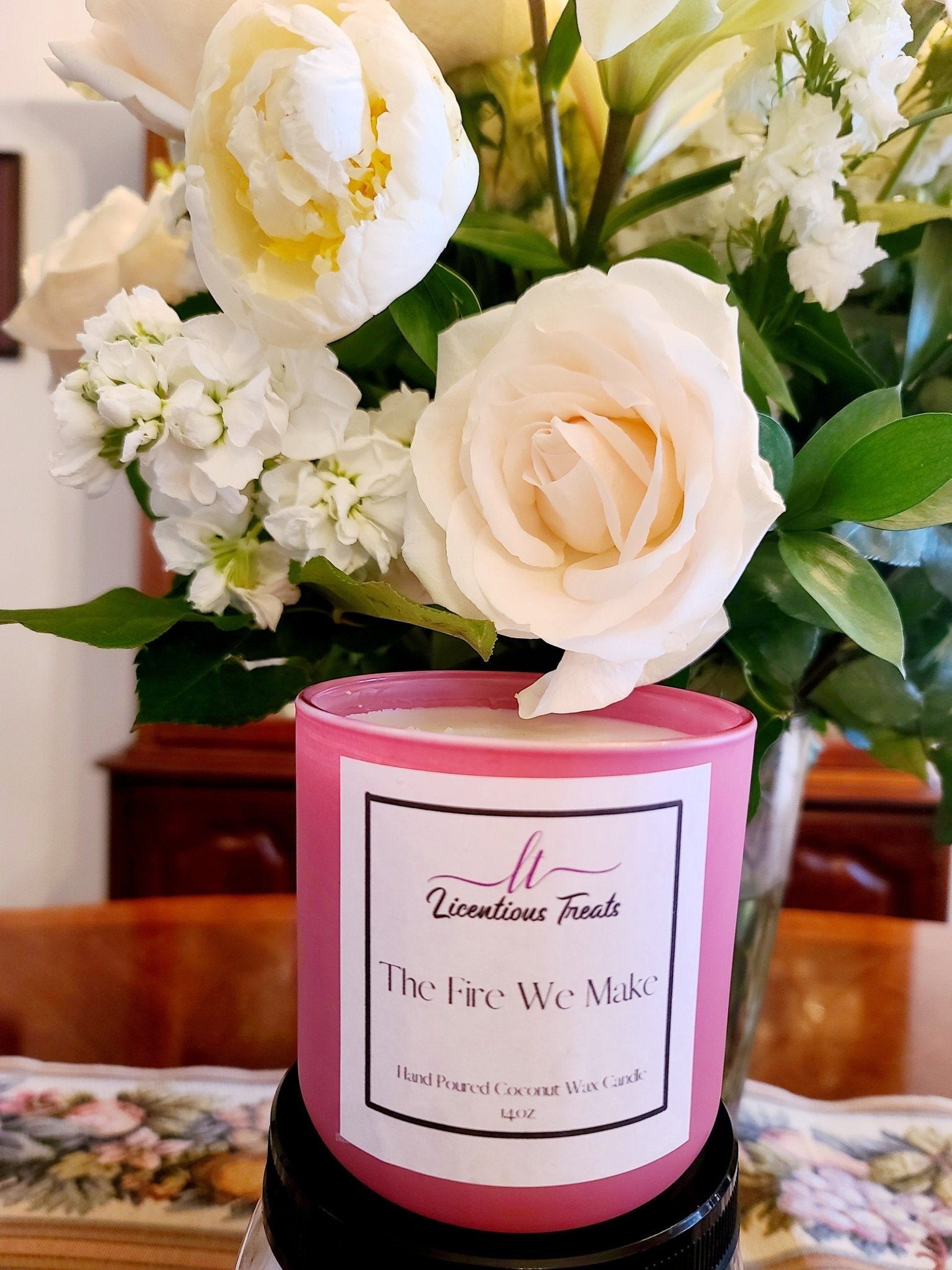 Candles - The Fire We Make 14oz - Licentious TreatsCandles - The Fire We Make 14oz