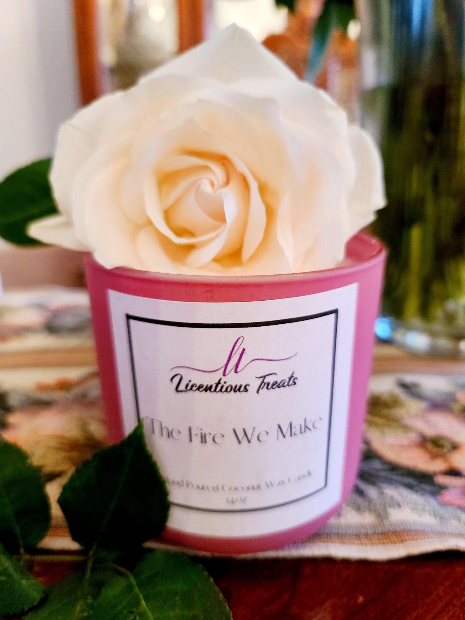 Candles - The Fire We Make 14oz - Licentious TreatsCandles - The Fire We Make 14oz