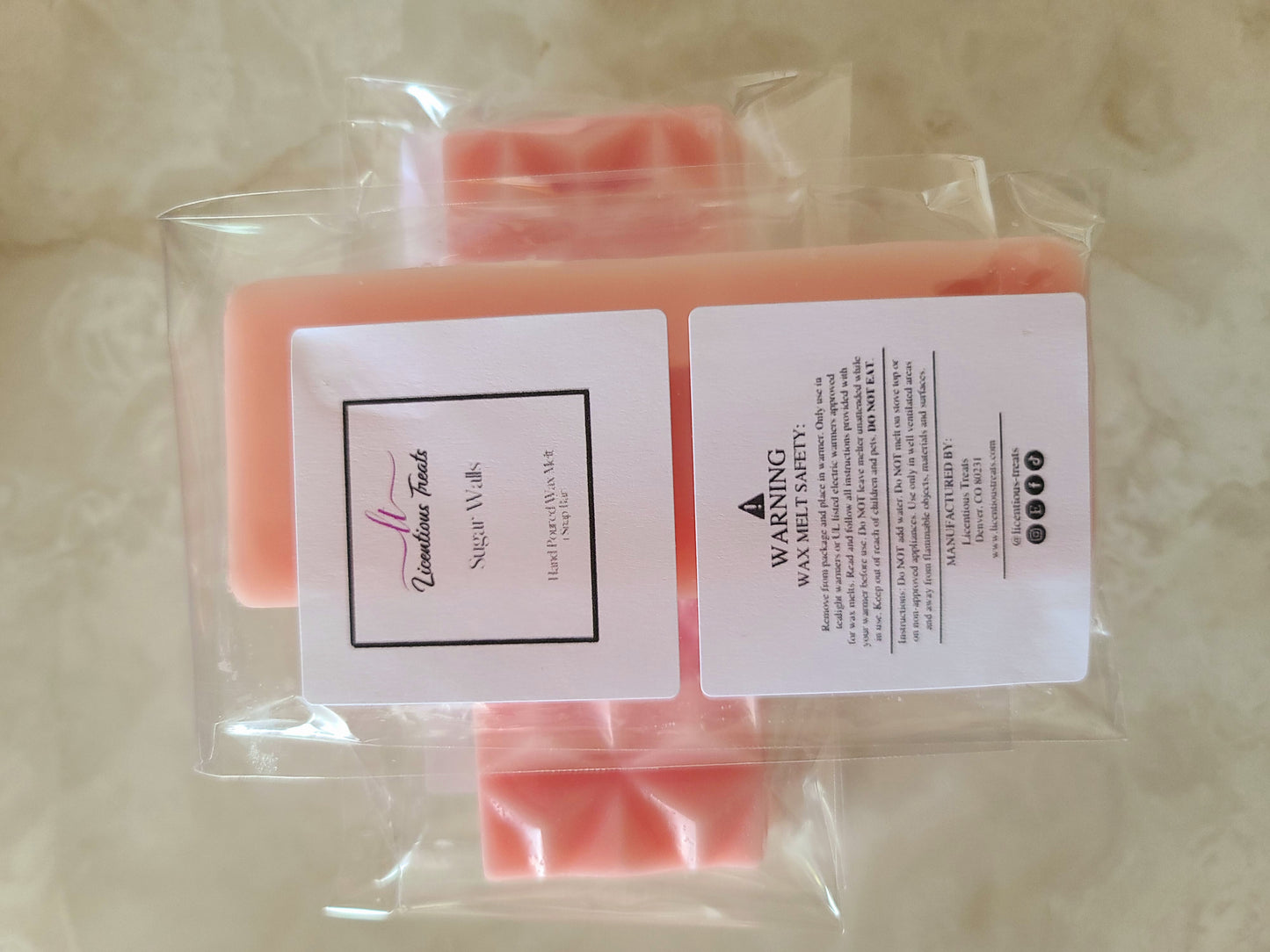 Luxury Wax Melts Citrus Fragrance Air Freshener Wax Warmer Melts Home Fragrance Scented Wax Melts  Sugar Walls