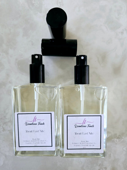 Luxury Body Mist Fine Fragrance Versatile Body Mist Masculine Fragrance Scented Body Spray About Last Night Body Mist