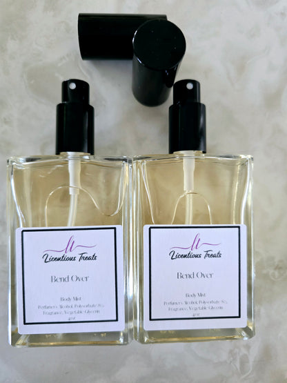 Luxury Body Mist Fine Fragrance Versatile Body Mist Masculine Fragrance Scented Body Spray Bend Over Body Mist