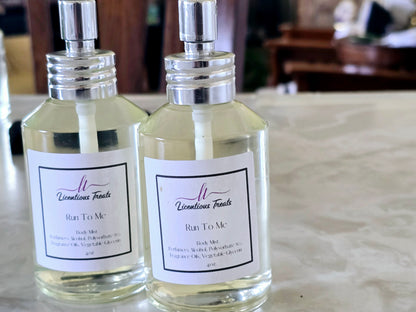 Luxury Body Mist Fine Fragrance Versatile Body Mist Feminine Fragrance Scented Body Spray Run To Me Body Mist