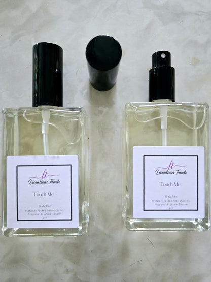 Luxury Body Mist Fine Fragrance Versatile Body Mist Masculine Fragrance Scented Body Spray Touch Me