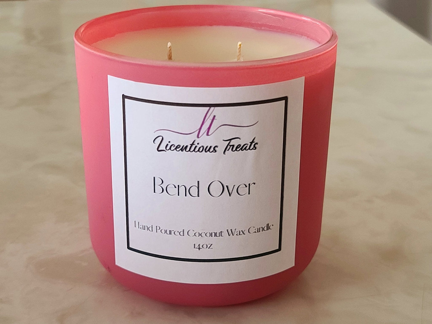 Candles - Bend Over 14oz - Licentious TreatsCandles - Bend Over 14oz