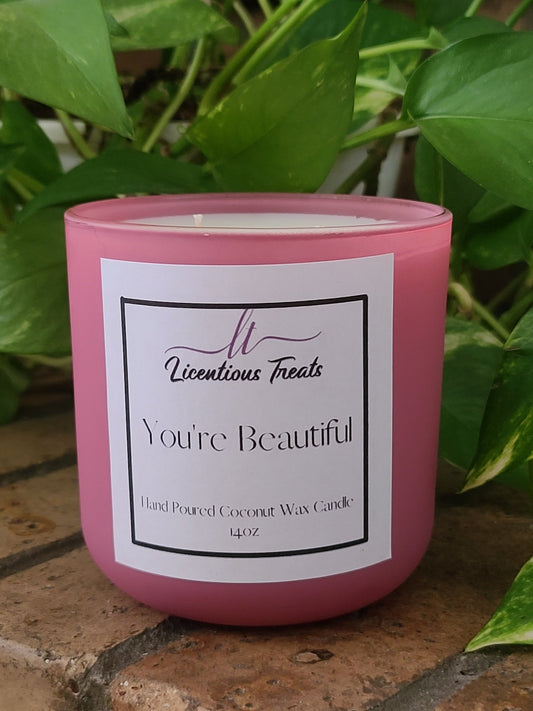 Candles - You're Beautiful 14oz - Licentious TreatsCandles - You're Beautiful 14oz